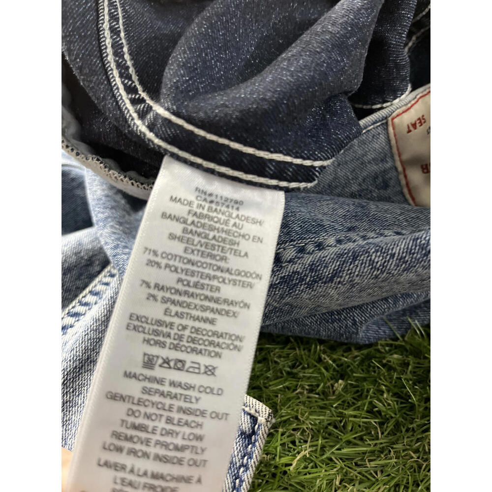 True Religion Brand Jeans Juniors Large Jean Jacket Denim - Picture 12 of 12